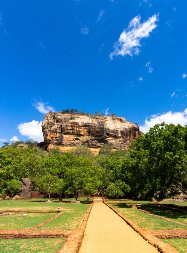 View of Sigiriya Rock Fortress during a guided cultural tour with SriLankaDriversAndGuide